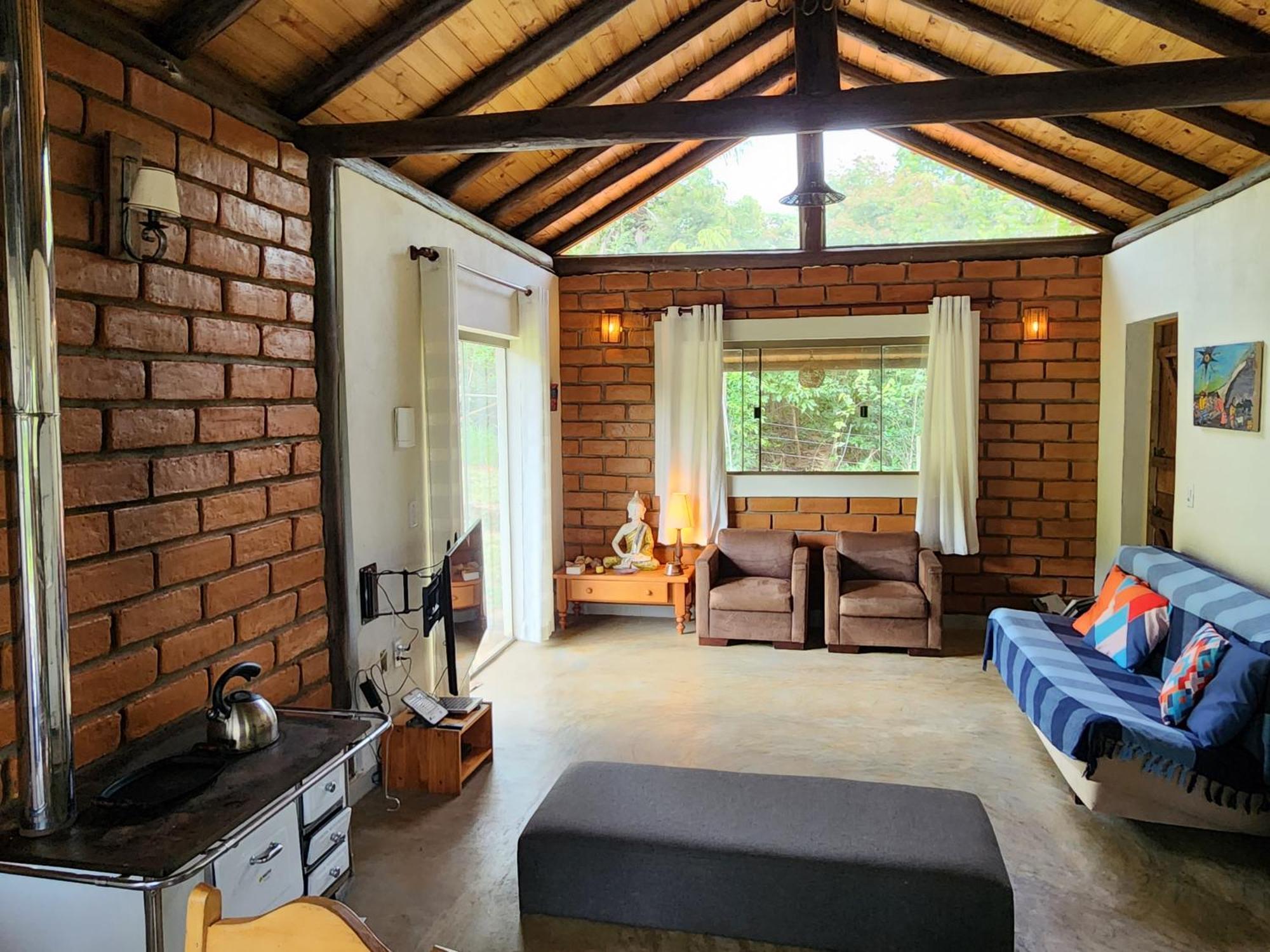 Refugio No Meio Da Natureza - Chale Pe De Serra Alto Paraíso de Goiás Bagian luar foto