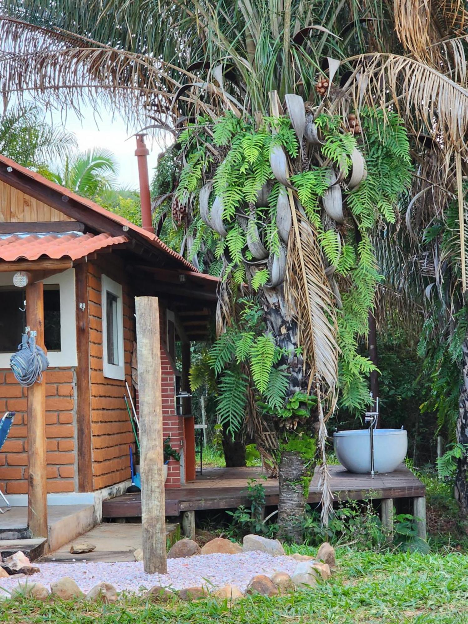 Refugio No Meio Da Natureza - Chale Pe De Serra Alto Paraíso de Goiás Bagian luar foto