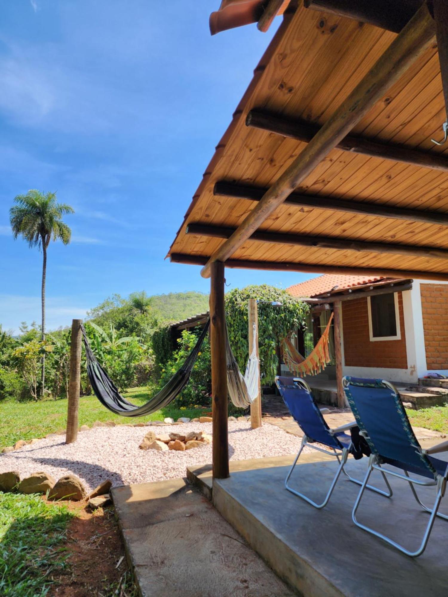 Refugio No Meio Da Natureza - Chale Pe De Serra Alto Paraíso de Goiás Bagian luar foto
