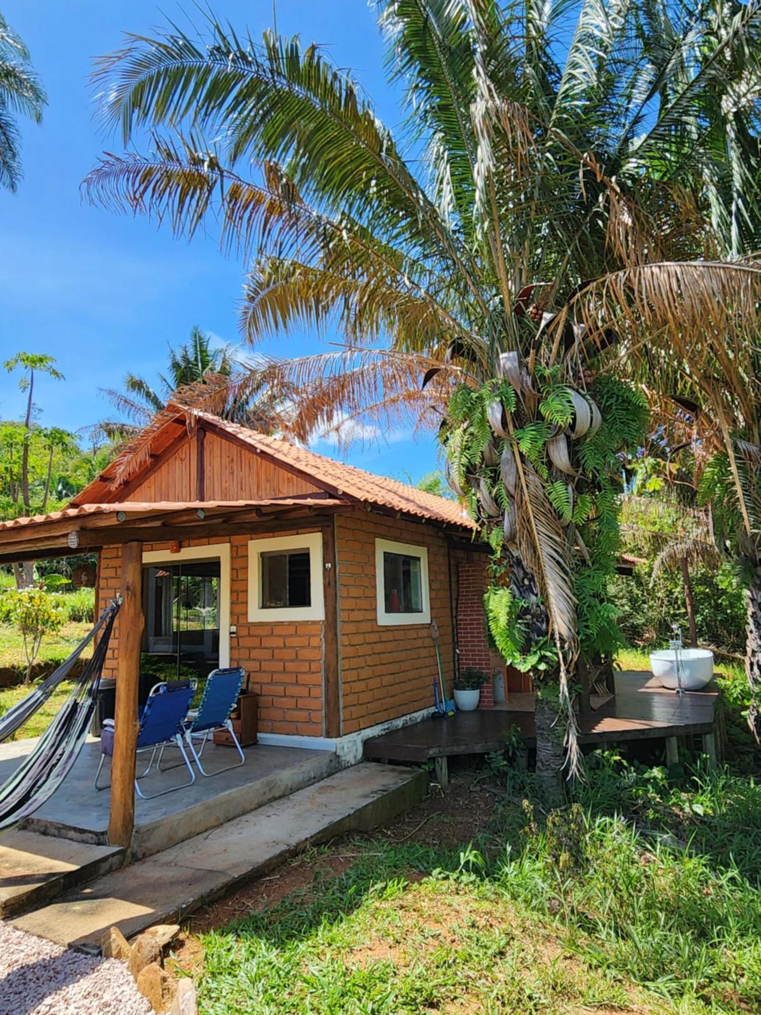 Refugio No Meio Da Natureza - Chale Pe De Serra Alto Paraíso de Goiás Bagian luar foto